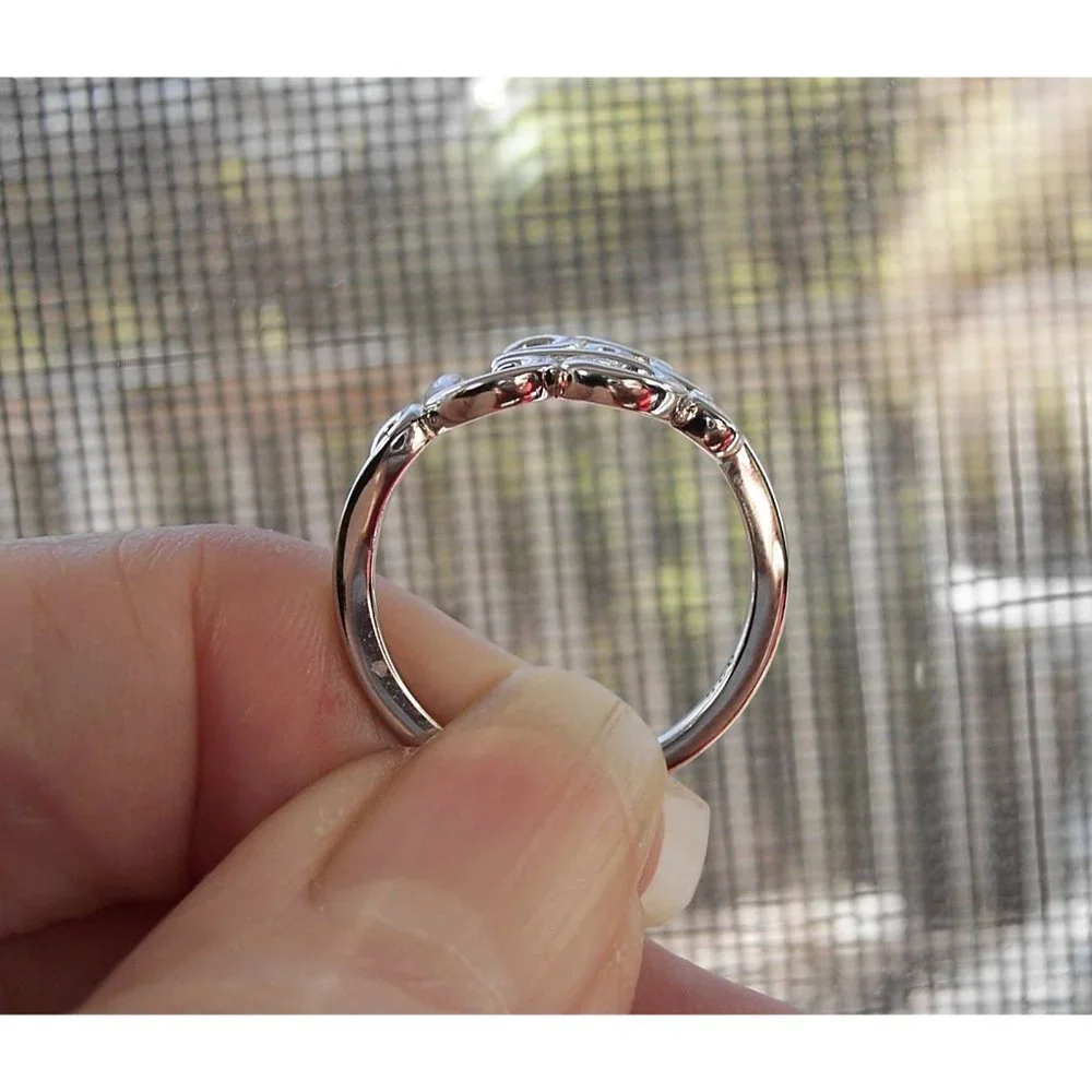 925 STERLING SILVER Om Symbol Ring - Picture 5 of 16